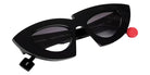 Sabine Be® Be Queen Sun Sunglasses - 766 Black Shiny