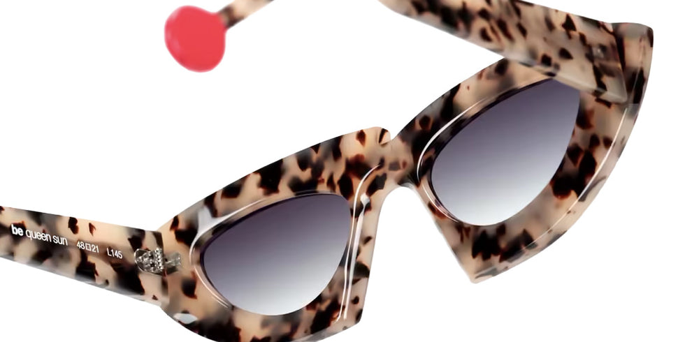 Sabine Be® Be Queen Sun Sunglasses - 944 Scale Taupe Chocolate Shiny