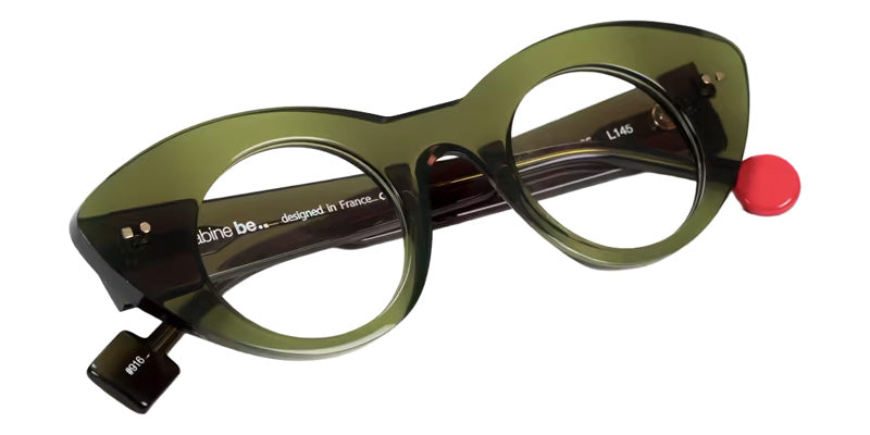 Sabine Be® Be Spicy Eyeglasses - 916 Khaki Translucent Shiny