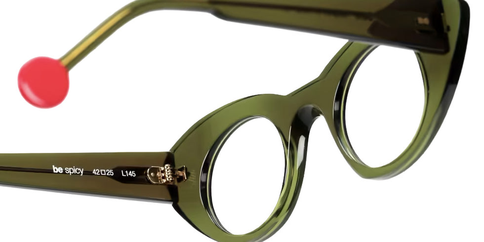 Sabine Be® Be Spicy Eyeglasses - 916 Khaki Translucent Shiny