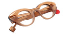 Sabine Be® Be Spicy Flow Eyeglasses - 854 Brown Translucent Shiny/Brown Translucent Mat