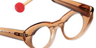 Sabine Be® Be Spicy Flow Eyeglasses - 854 Brown Translucent Shiny/Brown Translucent Mat