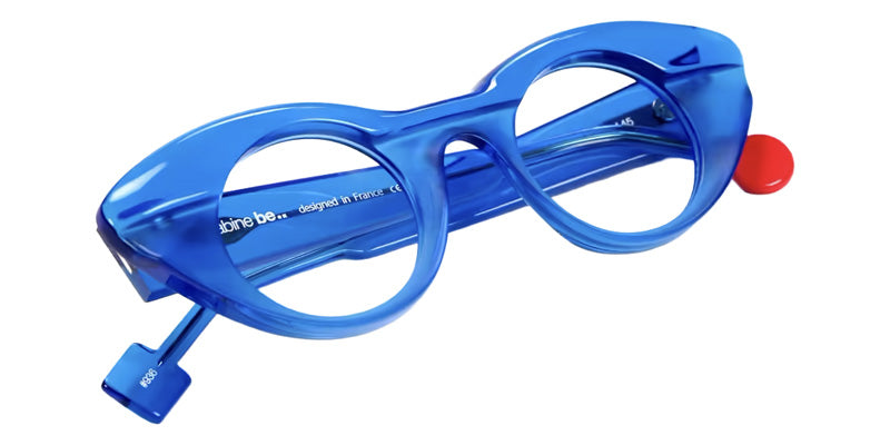 Sabine Be® Be Spicy Flow Eyeglasses - 936 Blue Majorelle Translucent Shiny - Blue Majorelle Translucent Mat