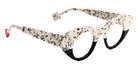 Sabine Be® Be Spicy Vibe Eyeglasses - 923 Cream - Nude - Black Shiny - Black Shiny