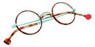Sabine Be® Be Sterling Eyeglasses - 981 Turquoise Satin - Scale Hops Shiny