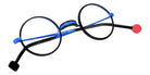 Sabine Be® Be Sterling Eyeglasses - 983 Blue Majorelle Satin - Black Snake Mat
