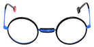 Sabine Be® Be Sterling Eyeglasses - 983 Blue Majorelle Satin - Black Snake Mat