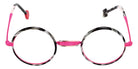 Sabine Be® Be Sterling Eyeglasses - 986 Rose Fluorescent Satin - Horn Black Shiny