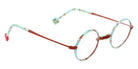 Sabine Be® Be Sterling Eyeglasses - 987 Camel Shiny - Turquoise Marbled Mat