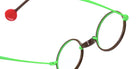 Sabine Be® Be Sterling Eyeglasses - 989 Green Fluorescent Satin - Taupe Shiny