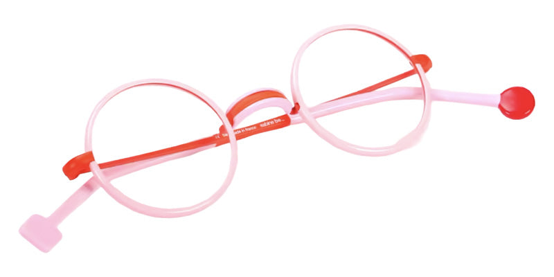 Sabine Be® Be Sterling Eyeglasses - 990 Orange Fluorescent Satin - Rose Pastel Shiny