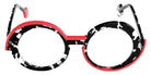 Sabine Be® Be Val de Loire Line Eyeglasses - 1002 Camouflage Black Crystal Shiny - Line Red