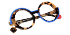 Sabine Be® Be Val de Loire Line Eyeglasses - 1003 Scale Tokyo Shiny - Line Blue Majorelle Shiny