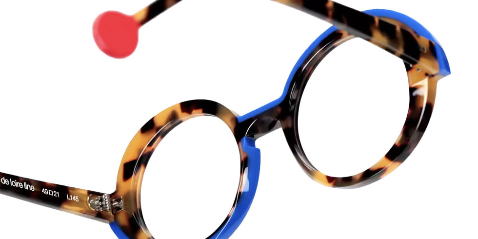 Sabine Be® Be Val de Loire Line Eyeglasses - 1003 Scale Tokyo Shiny - Line Blue Majorelle Shiny