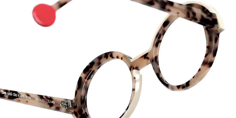 Sabine Be® Be Val de Loire Line Eyeglasses - 1006 Scale Taupe Chocolate Shiny - Line Ivory Shiny