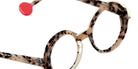 Sabine Be® Be Val de Loire Line Eyeglasses - 1006 Scale Taupe Chocolate Shiny - Line Ivory Shiny