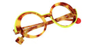Sabine Be® Be Val de Loire Line Eyeglasses - 1007 Scale Blonde Honey Shiny -Line Yellow Fluorescent Shiny