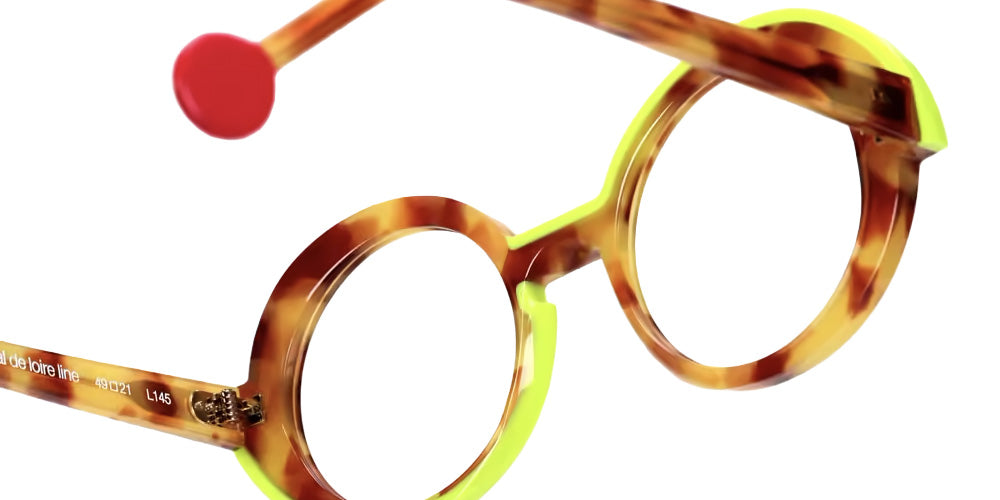 Sabine Be® Be Val de Loire Line Eyeglasses - 1007 Scale Blonde Honey Shiny -Line Yellow Fluorescent Shiny