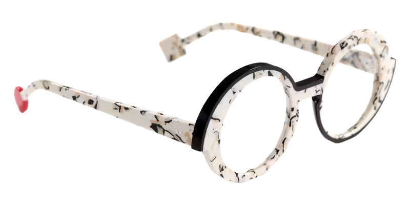 Sabine Be® Be Val de Loire Line Eyeglasses - 970 Cream - Nude - Black Shiny - Line Black Shiny