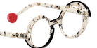 Sabine Be® Be Val de Loire Line Eyeglasses - 970 Cream - Nude - Black Shiny - Line Black Shiny