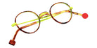 Sabine Be® Be Windsor Eyeglasses - 971 Yellow Fluorescent Satin - Scale Hops Shiny