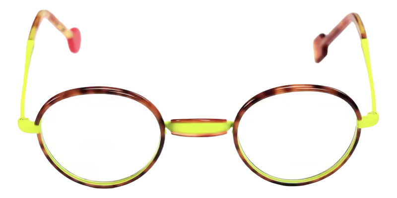 Sabine Be® Be Windsor Eyeglasses - 971 Yellow Fluorescent Satin - Scale Hops Shiny