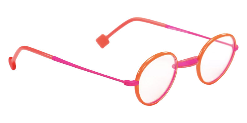 Sabine Be® Be Windsor Eyeglasses - 974 Rose Fluorescent Satin - Orange Fluorescent Miami Shiny