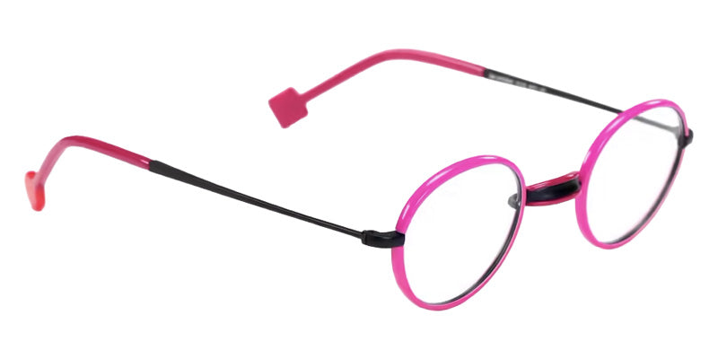 Sabine Be® Be Windsor Eyeglasses - 975 Blue Navy Satin - Fuchsia Shiny