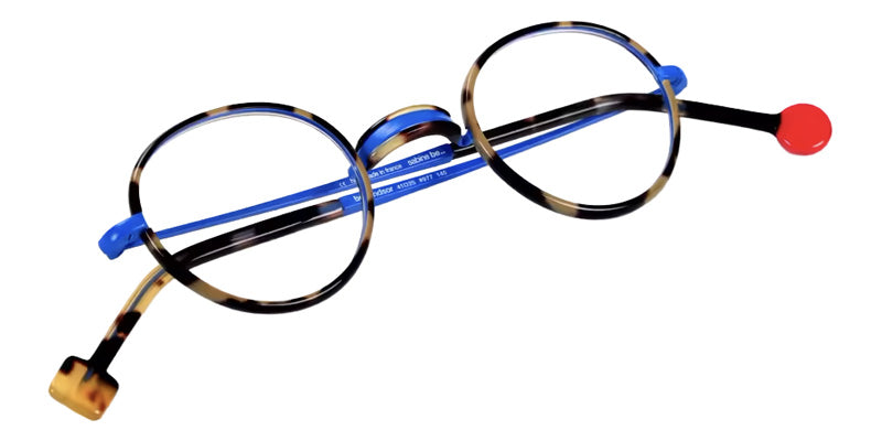 Sabine Be® Be Windsor Eyeglasses - 977 Blue Majorelle Satin - Scale Tokyo Shiny