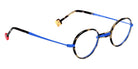 Sabine Be® Be Windsor Eyeglasses - 977 Blue Majorelle Satin - Scale Tokyo Shiny