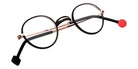 Sabine Be® Be Windsor Eyeglasses - 978 Gold Rose Shiny - Black Chevron Mat