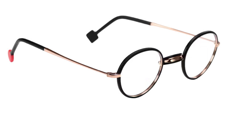 Sabine Be® Be Windsor Eyeglasses - 978 Gold Rose Shiny - Black Chevron Mat