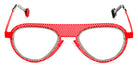 Sabine Be® Be Legend Hole SB Be Legend Hole 508 51 - Satin Neon Orange Perforated / Polished Ruthenium Eyeglasses