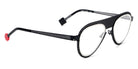 Sabine Be® Be Legend Hole SB Be Legend Hole 509 51 - Satin Midnight Blue Perforated / Polished Palladium Eyeglasses