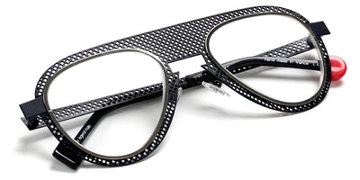 Sabine Be® Be Legend Hole SB Be Legend Hole 509 51 - Satin Midnight Blue Perforated / Polished Palladium Eyeglasses