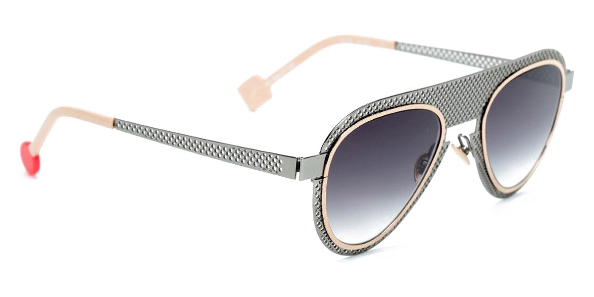 Sabine Be® Be Legend Hole Sun SB Be Legend Hole Sun 510 51 - Perforated Polished Ruthenium / Polished Rose Gold Sunglasses