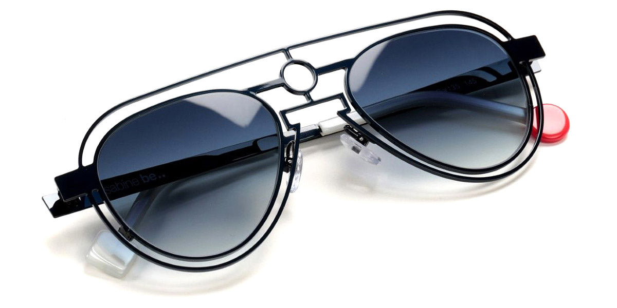 Sabine Be® Be Legend Wire Sun SB Be Legend Wire Sun 135 52 - Shiny Midnight Blue Sunglasses