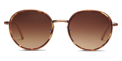 SALT.® SEINE SAL SEINE AGAL 54 - Antique Gold/Antique Leaves/Polarized CR39 Brown Gradient Sunglasses