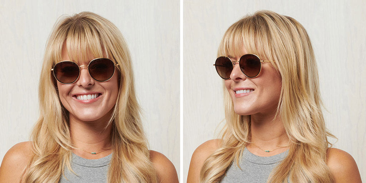 SALT.® SEINE SAL SEINE BGBK 54 - Brushed Gold/Black/Polarized CR39 Brown Gradient Sunglasses