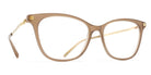Mykita® SESI MYK SESI C7 Taupe/Glossy Gold 49 - C7 Taupe/Glossy Gold Eyeglasses