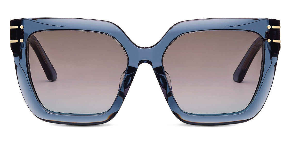 Dior® Diorsignature S10F D SGTS10FXR_30F2 55 - Translucent Blue Sunglasses