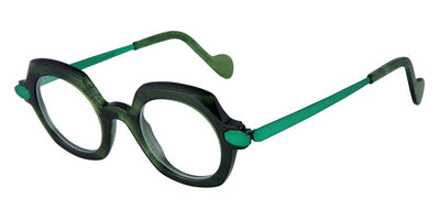 NaoNed® Sibiril NAO Sibiril 79V 43 - Transparent Green / Neon Dark Green Eyeglasses