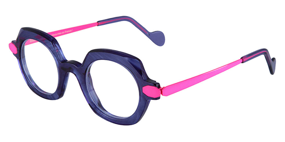 NaoNed® Sibiril NAO Sibiril 81BL 43 - 81BL Transparent Blue/Neon Pink Eyeglasses