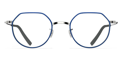 Blackfin® SIERRA BLF SIERRA 1569 47 - Shiny Silver/Deep Blue Rims Eyeglasses