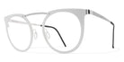 Blackfin® SILVERDALE BLF SILVERDALE 885 50 - White/Silver Eyeglasses