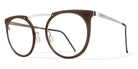 Blackfin® SILVERDALE BLF SILVERDALE 886 50 - Dark Brown/Silver Eyeglasses