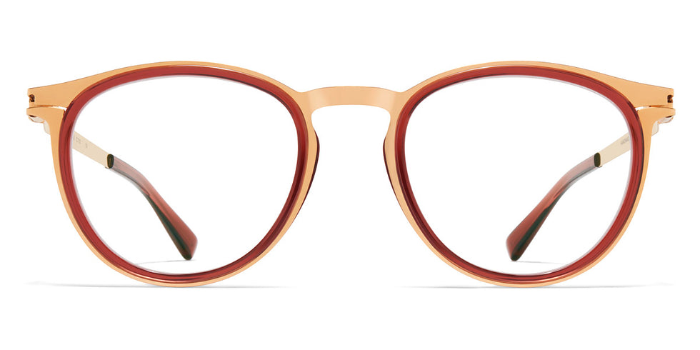 Mykita® SIWA MYK SIWA A60 Champagne Gold/Pine Honey 47 - A60 Champagne Gold/Pine Honey Eyeglasses
