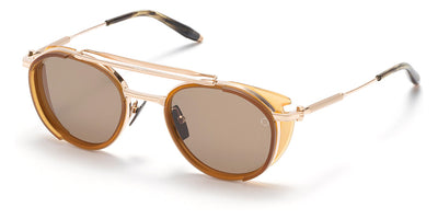 AKONI® Skymapper AKO Skymapper 501A 51 - Brushed White Gold Sunglasses