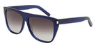 Saint Laurent® 1 SL 1 005 59 - Blue / Gray Gradient Sunglasses