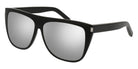 Saint Laurent® 1 SL 1 008 59 - Black / Silver Mirrored Double Sunglasses